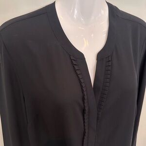 Melanie Lyne Elegant Black Women's Blouse